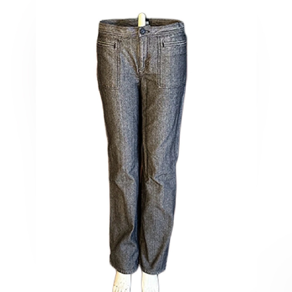 Liz Claiborne Black and White Herringbone Pants